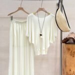 Women's Korean Style Ribbed Knit Short Sleeve Top, Loose Slouchy Candy Color Casual Summer T-Shirt - Image 4