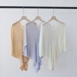 Women Loose Batwing Sleeve Mid-Length Knit Cardigan, Single Button Solid Summer Shrug, Lightweight Sun Protection Air Conditioning Cover Up - Image 3