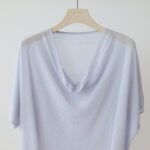 Women French Draped Neck Knit Tank Top, Ruched Waist Sleeveless Tencel Lyocell Camisole, Solid Color Fitted Summer Top - Image 4