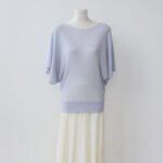 Women's Korean Style Ribbed Knit Short Sleeve Top, Loose Slouchy Candy Color Casual Summer T-Shirt - Image 6